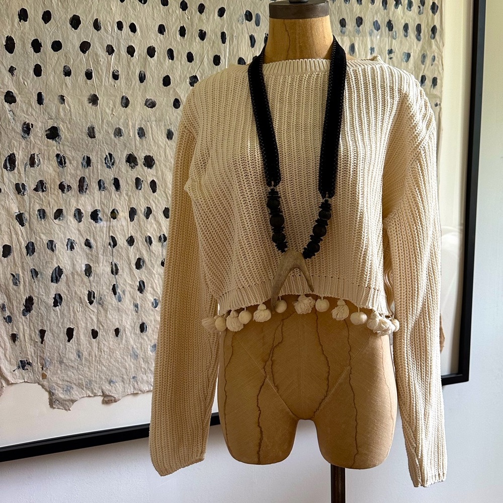 Chan Luu cropped sweater